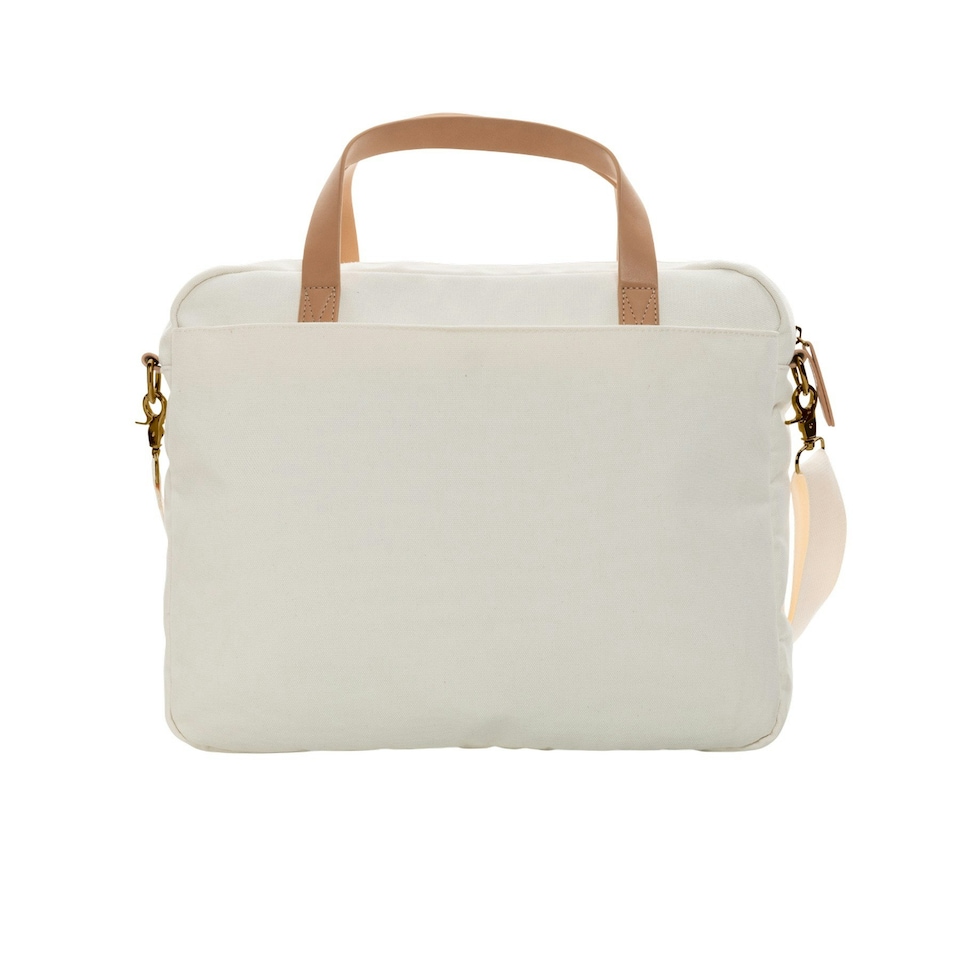 image 1 of XD Collection Recycled 12L Laptop Bag - Off White - One Size | Cream