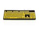 image 1 of Accuratus Rainbow 2 High Vis Keyboard - USB High Visibility Visual Impairment SEN Keyboard with Extra Large Black Font & Yellow Keys