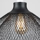 image 3 of ValueLights Sigmund Black Ceiling Pendant Shade & Bulb | Black