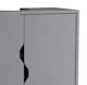 image 3 of Bathroom Sink Cabinet with Partial Pedestal | Grey | 60 x 60 x 30 | 1