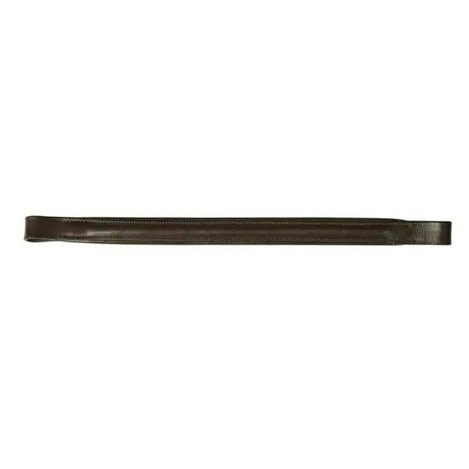 Kincade Classic Leather Plain Horse Browband - Brown - Full