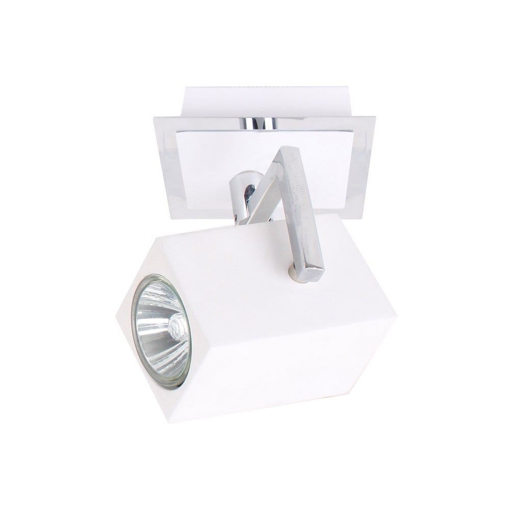 Netlighting Modern Spotlights Chrome 1 Light with White Shade GU10