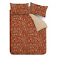 image 5 of Catherine Lansfield Enchanted Twilight Animals Reversible Duvet Cover Set Burnt Orange Orange | Burnt Orange | Double