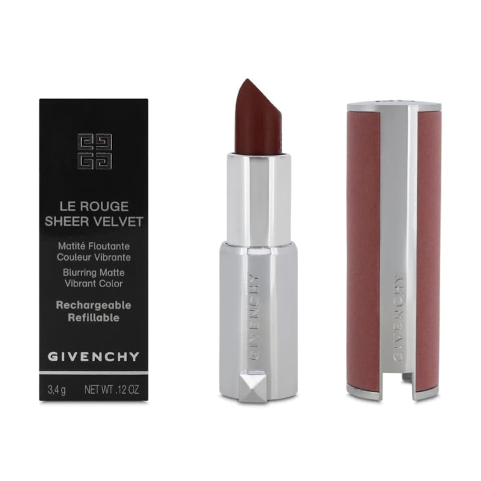 image 1 of Givenchy Le Rouge Sheer Velvet Red Lipstick 32 Rouge Brique N/A