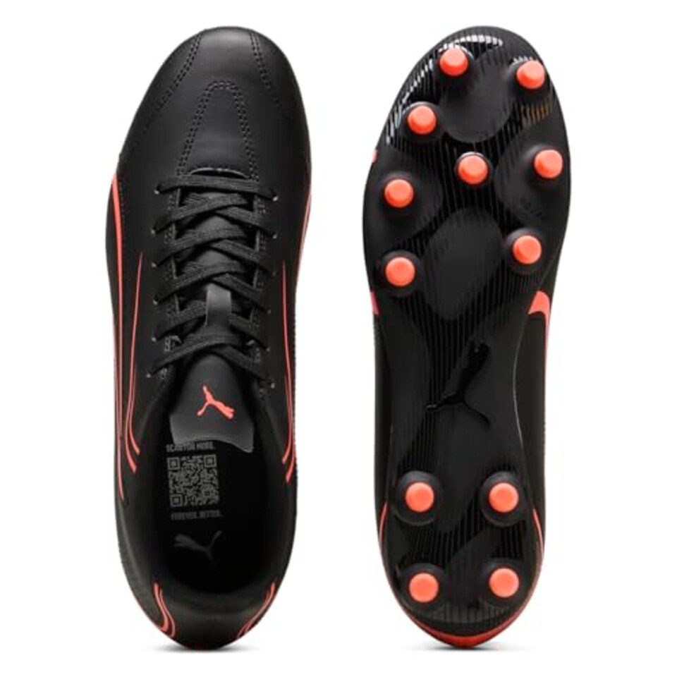 image 1 of Puma Vitoria Fg/Ag Football Boots - 9 - Black/Red