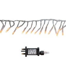 9.3m 720 LED Christmas Cluster String Lights with Timer in Vintage Gold ...