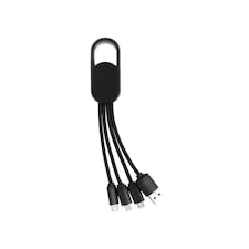 XD Collection 4 in 1 USB Cable - Black - One Size