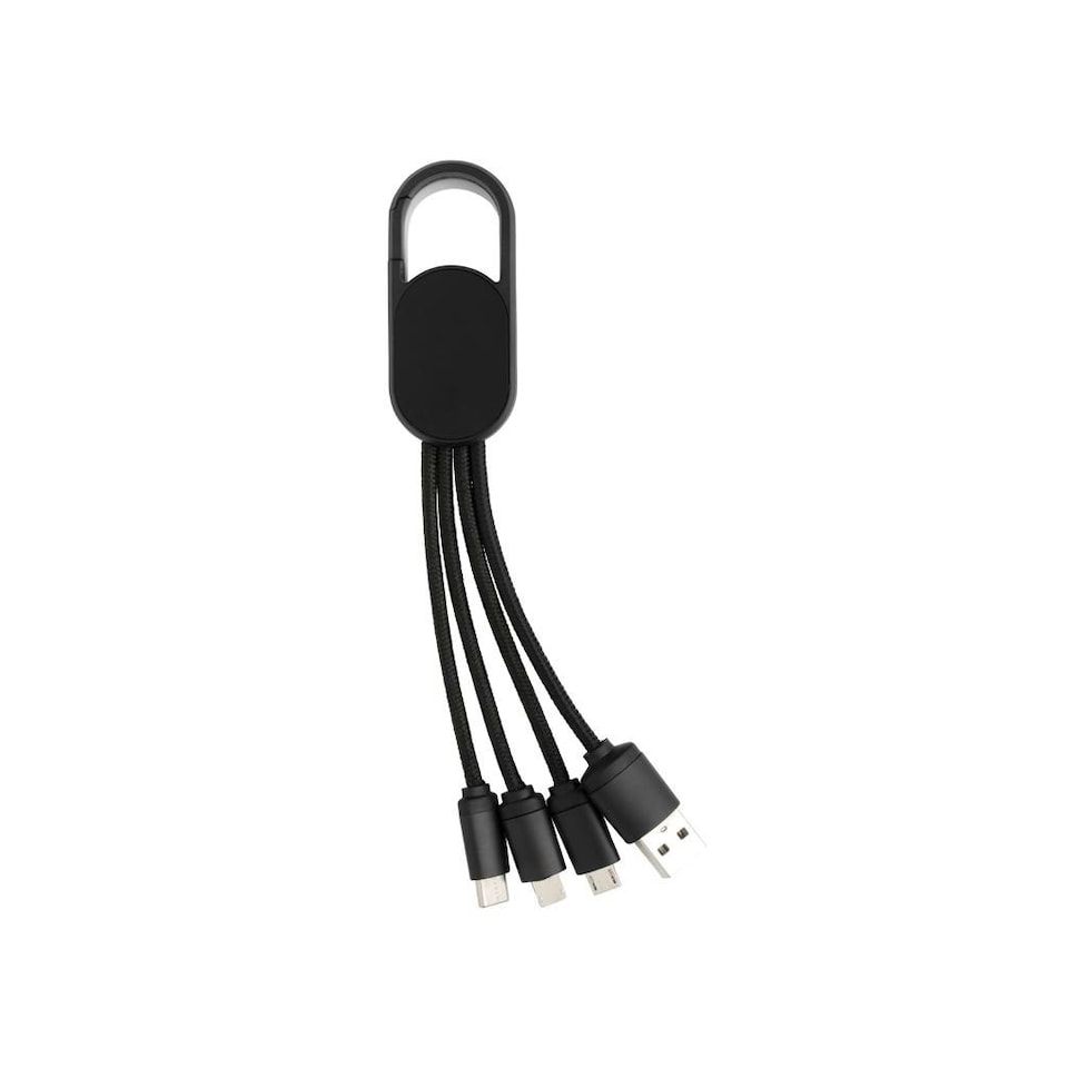 image 1 of XD Collection 4 in 1 USB Cable - Black - One Size
