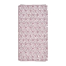 Laguna Anti Slip Pink PVC Bath Mat 68cm x 37cm | Pink | Pink | 1