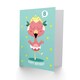 image 2 of Kawaii Ballet Flamingo Age 8 Year Old Child Kids 8th Birthday Card