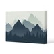 image 1 of mountain landscape illustration (Canvas Print)