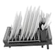 image 2 of Living and Home Multifunctional Dish Drainer Rack