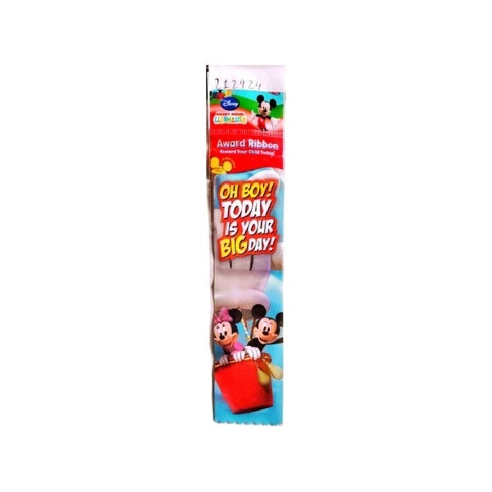 Mickey Mouse Clubhouse Oh Boy! Today Is Your Big Day! Award Ribbon - Multicoloured - One Size