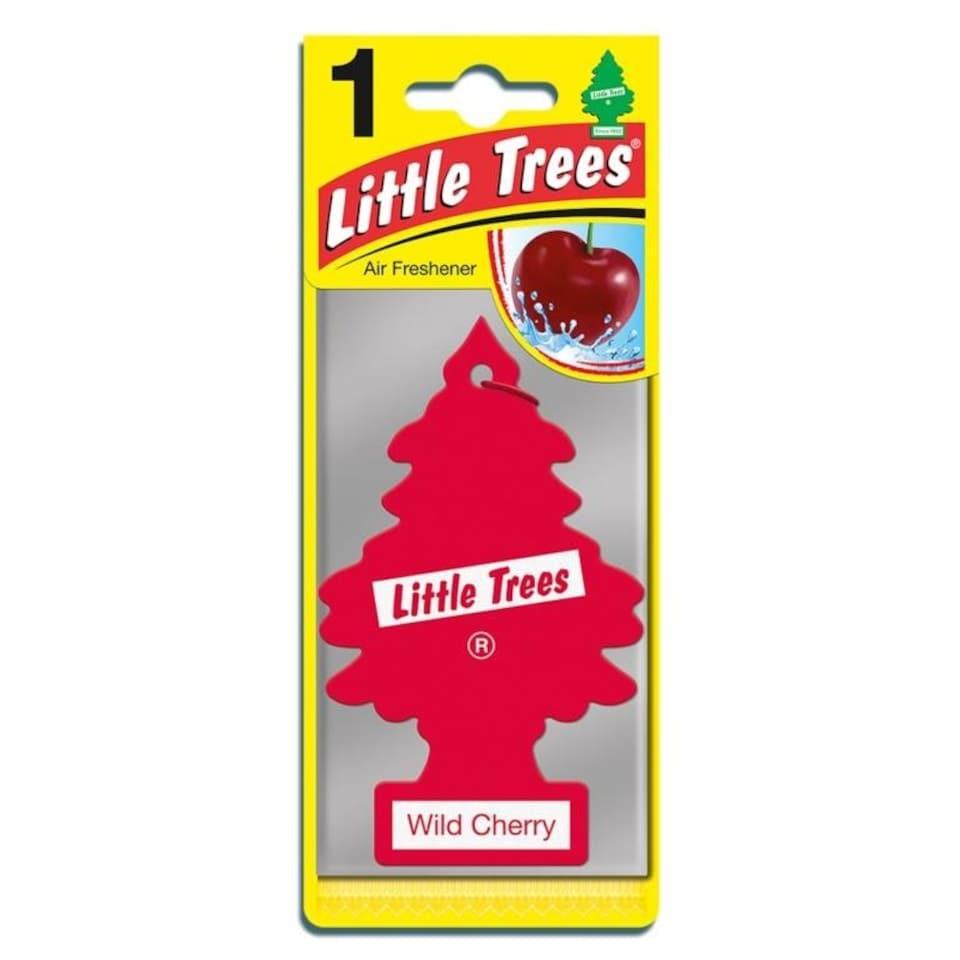 Saxon Little Trees Cherry Hanging Car Air Freshener - Red - One Size