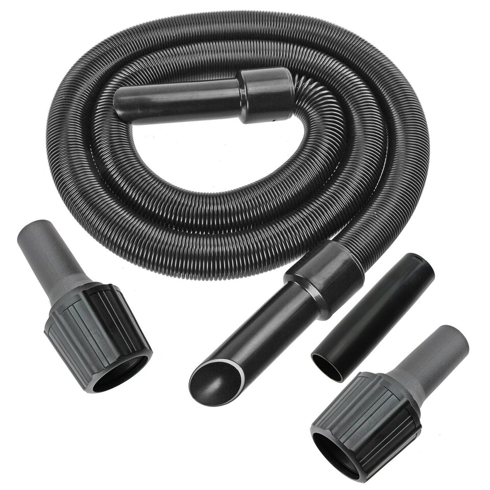 image 1 of SPARES2GO 6m Extra Long Extension Pipe Hose Kit compatible with Vax Vacuum Cleaner (6 Metre Hose + 3 x Adaptors)