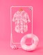 image 2 of Barbie Girls Towel Poncho | Pink Tie Dye Wearable Bath Towel For Kids | Classic Logo Graphic Hooded Changing Robe | Short Sleeve Cosy Swimwear Beach Cover Up Merchandise Gift for Children