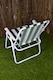 image 5 of 2 Pack of Folding Camping / Picnic Chair in Green and White Garden Patio | Green | Green