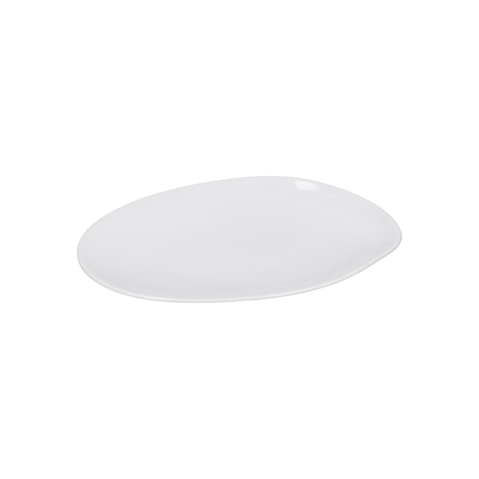 Mikasa Hospitality Teardrop Oval Platter, 22 cm | White