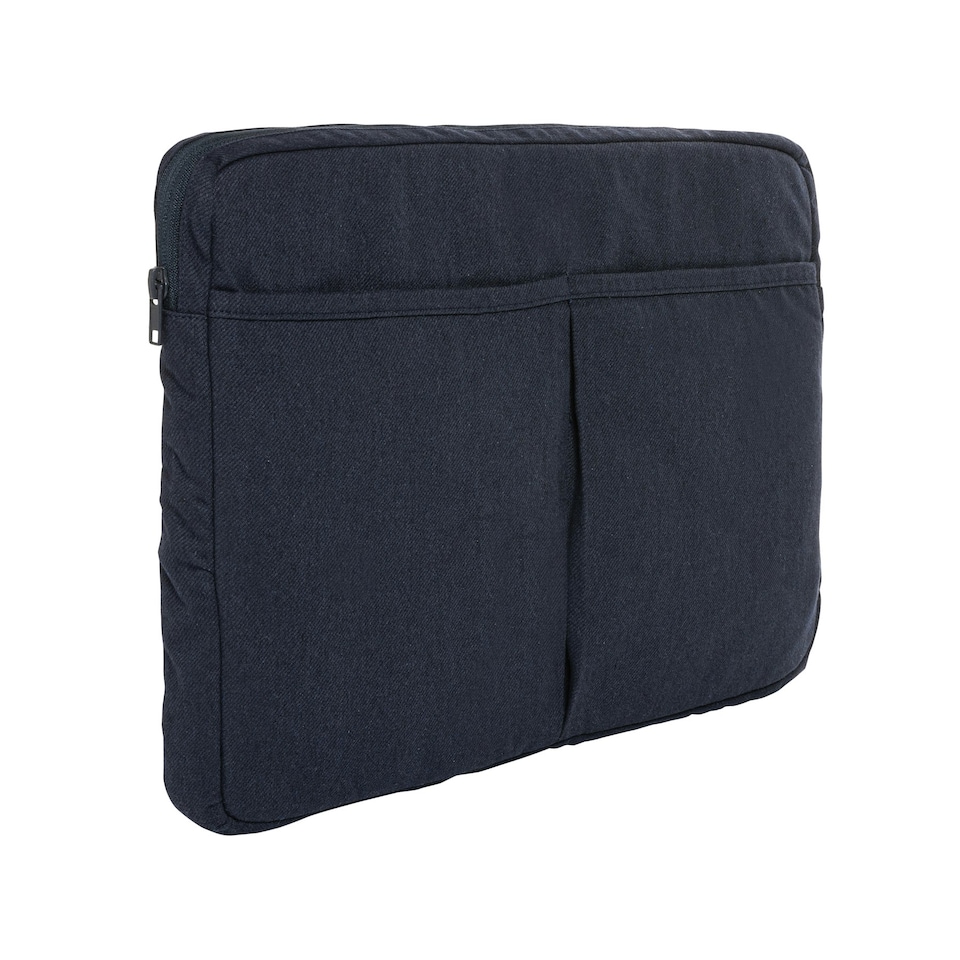 image 1 of XD Collection Laluka Recycled Cotton Aware Laptop Sleeve - Navy - One Size | Blue