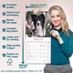 image 6 of Border Collie 2026 Calendar | Square Wall Calendar | Dog Breed Gift | Plastic Free Packaging | by Avonside Publishing