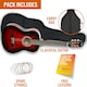 image 3 of 3rd Avenue 3/4 Size Classical Guitar Pack Red