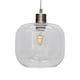 image 2 of Bletch - Clear Glass with Satin Nickel Pendant Fitting | Clear | Clear | 1