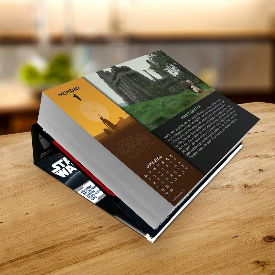 image 1 of STAR WARS CLASSIC 2026 DESK BLOCK CALENDAR