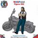 image 2 of Trackside Unpainted Figures Hell Angels Bikers x 2 Scenery Set 132 1:32 Wasp