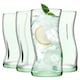 image 1 of Pasabahce Aware Amorf Recycled Highball Glasses - 400ml - Green - Pack of 4 Green