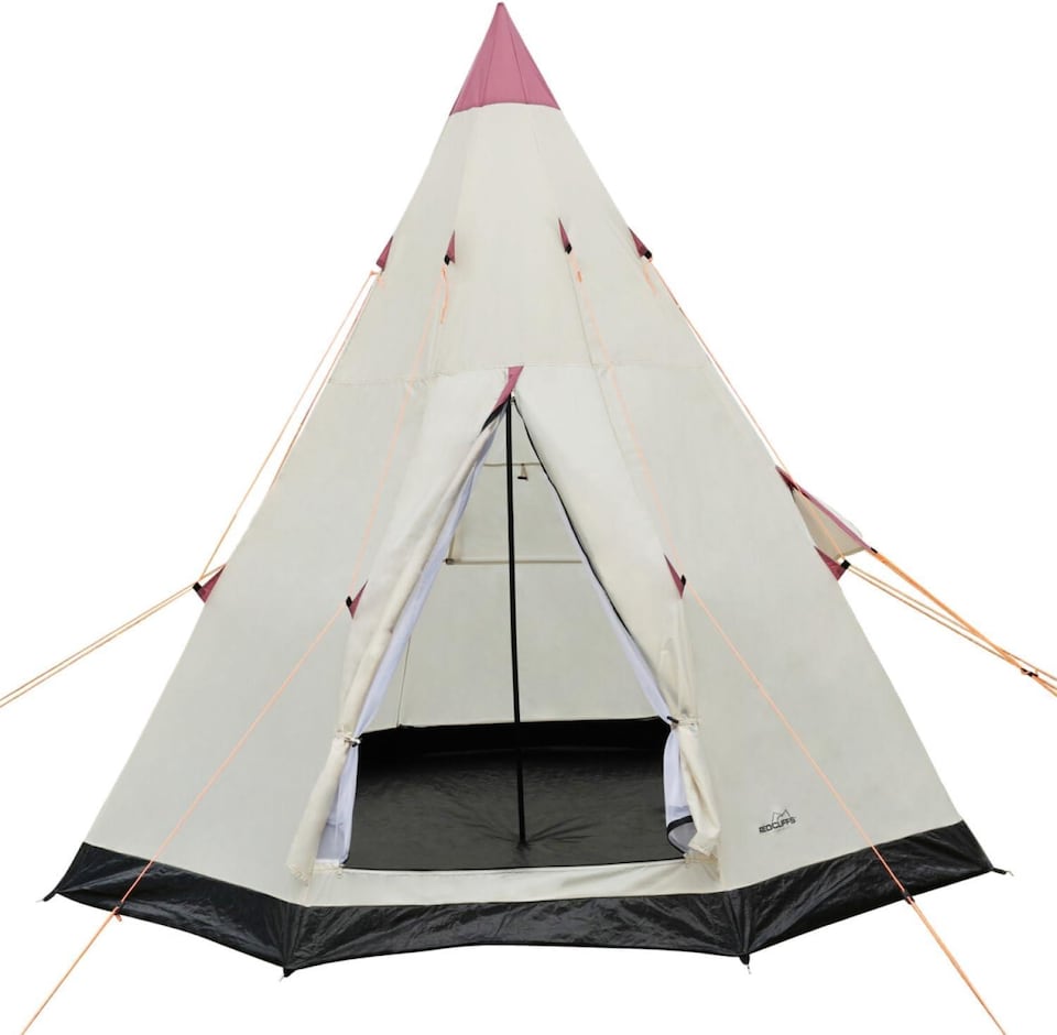 image 1 of 2-3 Person Teepee Camping Tent – Portable Outdoor Shelter
