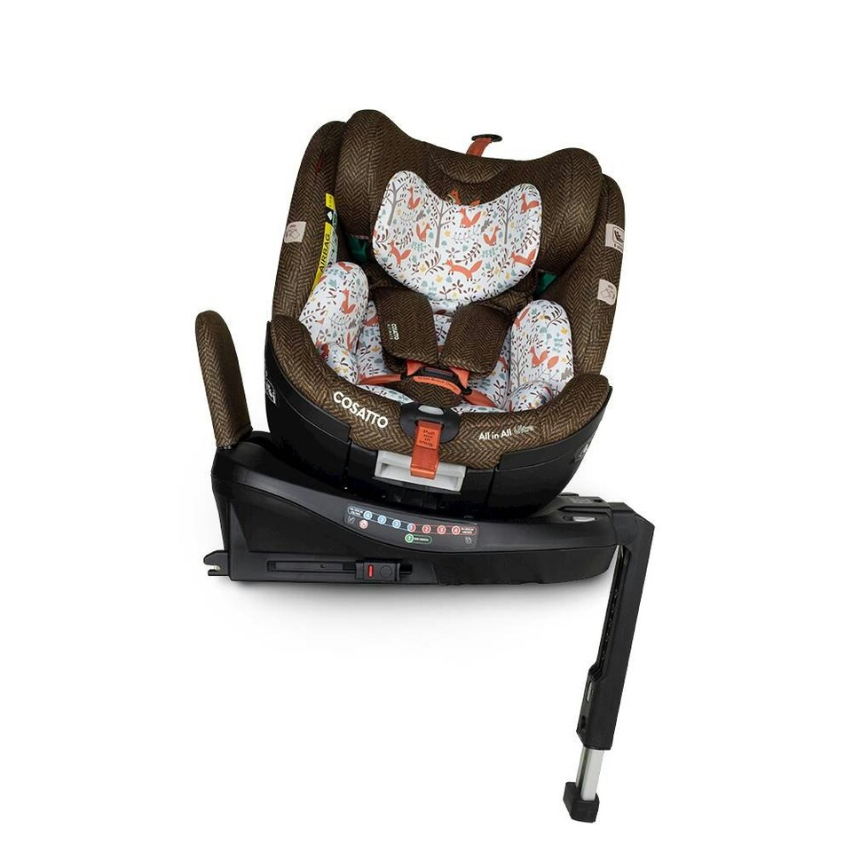 image 1 of Cosatto All in All Ultra iSize Car Seat - 360 Rotate Spin All Stage 0-36kg/0-12 Years (Foxford Hall)