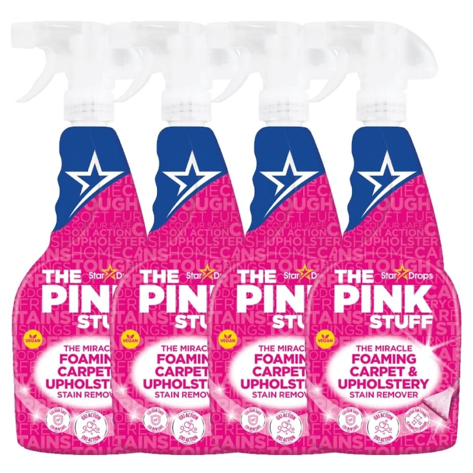 image 1 of The Pink Stuff Miracle Foaming Carpet & Upholstery Stain Remover 500ml