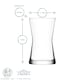 image 3 of LAV Derin Highball Glasses - 350ml - Clear - Pack of 6 | Clear | Clear