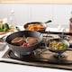 image 7 of VonShef 3Pc Cast Iron Skillet Pan Set - 6", 8", 10"