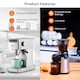 image 2 of GEEPAS 1450W Espresso & Cappuccino Coffee Machine & Conical Burr Coffee Grinder Combo Set