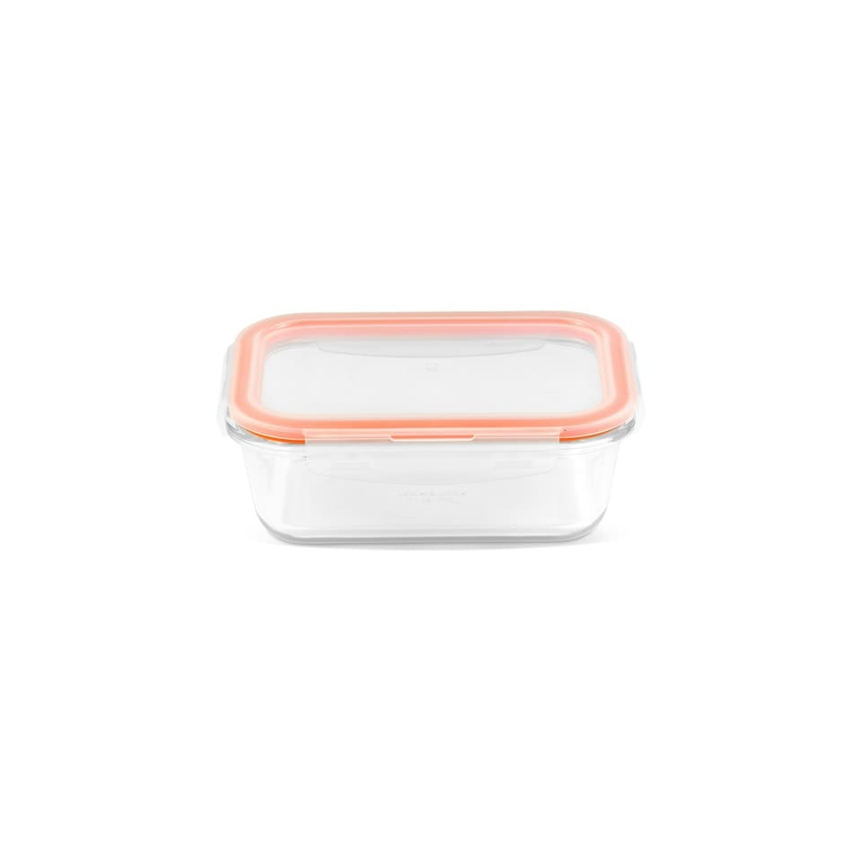 image 1 of LocknLock Ovenglass Food Container Reusable Rectangular Storage Box - 630 ml