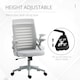 image 8 of Vinsetto Mesh Office Chair Home Swivel Task Chair with Arm, Grey