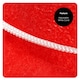 image 3 of Pack of 3 Red Mexican Sombrero with Pom Pom Edging Red | One Size