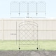 image 3 of Outsunny 4PCs Decorative Garden Fencing 43in x 11.4ft Steel Border Edging