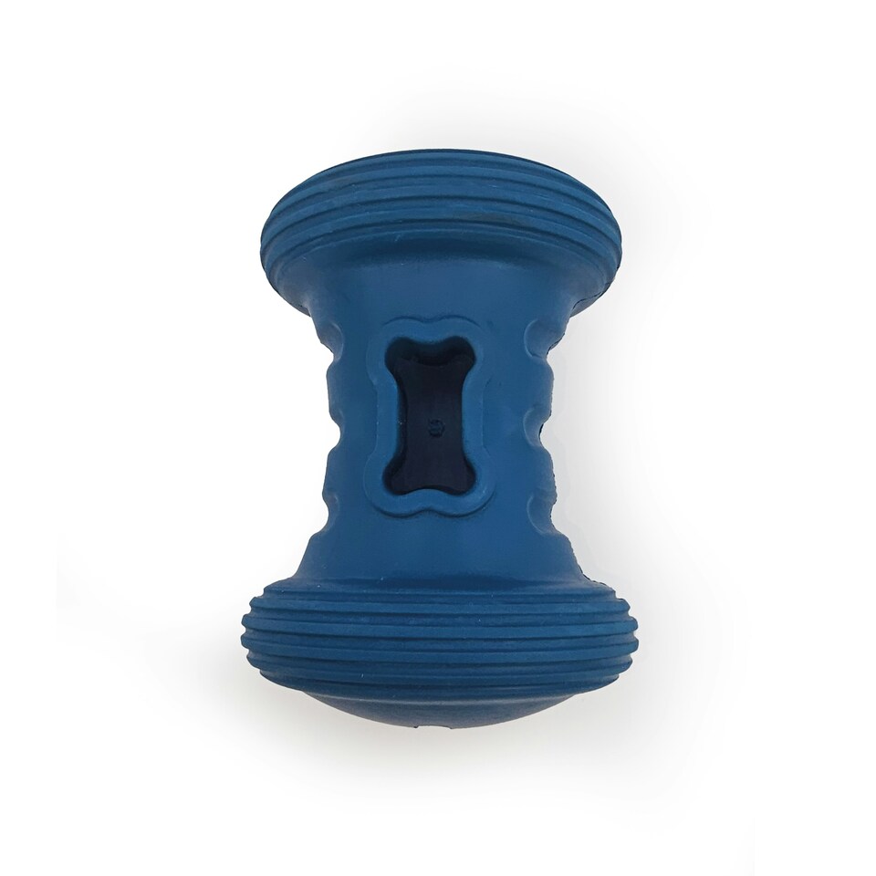 image 1 of HugglePets Tactical K9 Treat Dispenser Dumbell Dog Toy