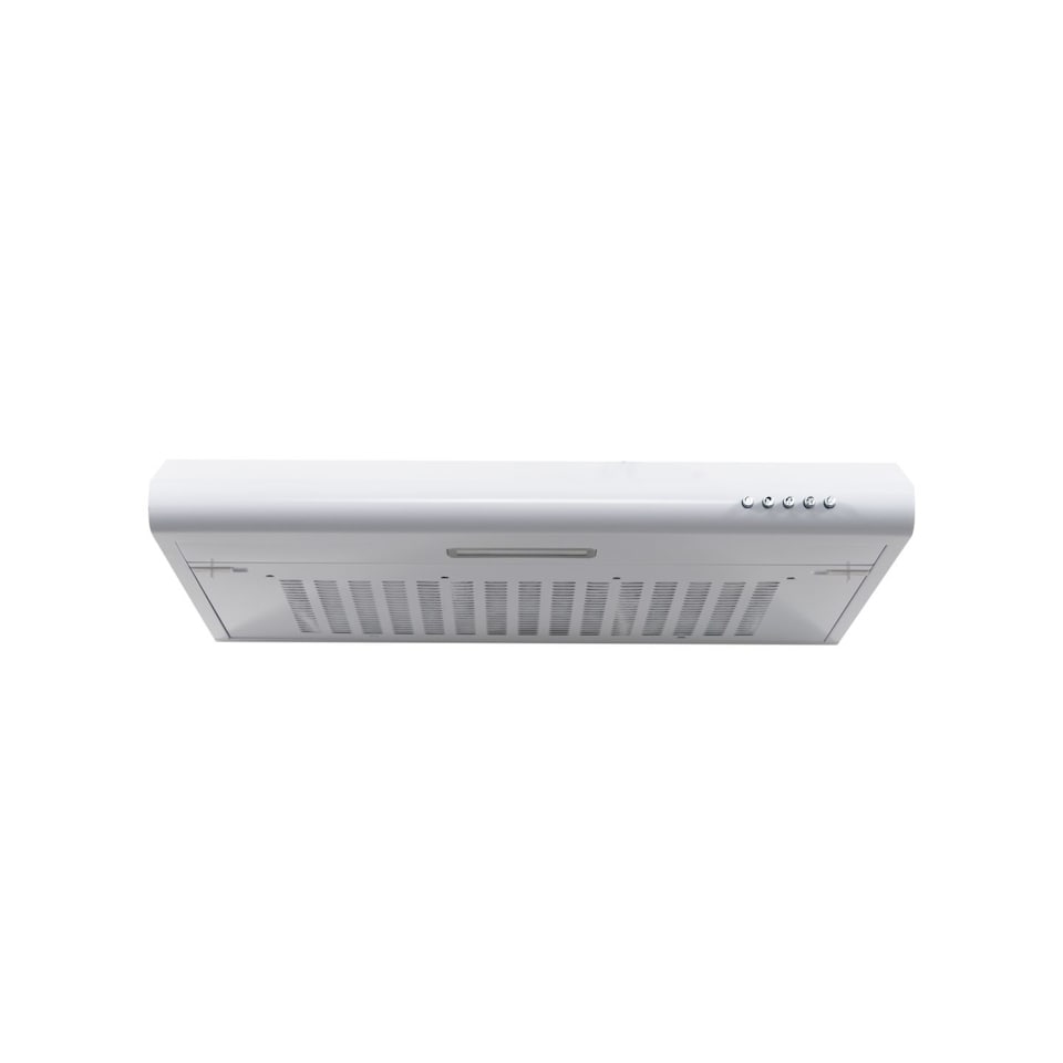 image 1 of Cookology 60cm White Visor Cooker Hood Extractor Fan