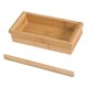 image 8 of HOMCOM Extendable Bath Tub Bathroom Tray Bathtub Caddy Shelf Wine Holder Book