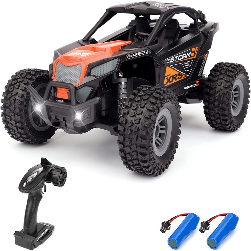 image 1 of 2.4GHz 4WD Remote Control Car – High-Speed Off-Road RC Drift Buggy with LED Lights | All-Terrain Hobby Electric Vehicle Toy for Kids