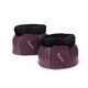 image 1 of Shires Arma Black Fleece Over Reach Boots Black | Colour: Black/Cherry
Size: Pony