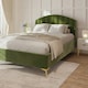 image 5 of GFW Pettine End Lift Ottoman Storage Bed 150cm King Size - Green
