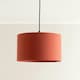 image 1 of ValueLights Reni Medium Rust Lamp Shade Orange
