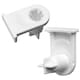image 5 of SPARES2GO Door Hinge Support Socket for Bosch fits Neff Fridge Freezer (Pack of 2, White) White