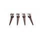 image 7 of 4x Heavy Duty Drive Down Fence Post Anchor Spike Grip Holder - 75 x 750mm | Brown | 4