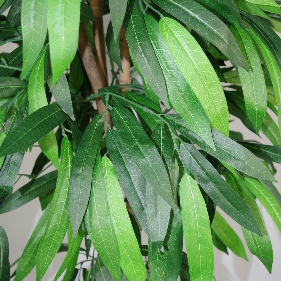 image 1 of 80cm Tall Large Artificial Mango Tree Plant Green | One Size