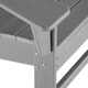 image 8 of Garden Chair - Adirondack design, high backrest, wide armrests Grey | Light Grey